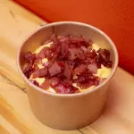 Bowl de queso cheddar y Tocineta