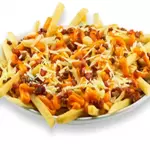 Batatas Fritas com Cheddar e Bacon