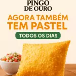 Pastel  QUEIJO E BACON