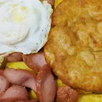 Salchi milanesa especial