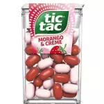 Tic Tac morango e creme