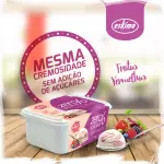 Sorvete Zero Açúcar Frutas Vermelhas
