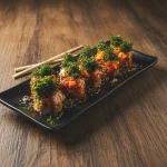 Hot tataki crysp de couve 4 unid(novo