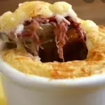 Escondidinho de mandioca carne seca