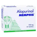 ALOPURINOL 100MG CAJA X 30 TABLETAS