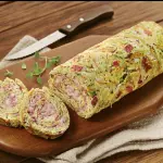 Rocambole de legumes