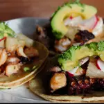 Tacos mar y tierra 3 pzas.