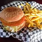 Chicken fried burger