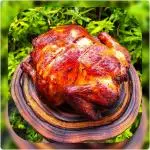 Frango Assado. Obs. Somente no Domingo.