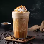 Caramel latte frio