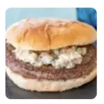 Hamburguesa con Roquefort y Cebolla