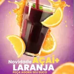 Suco de Açaí c/ Laranja