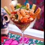 Jumbo Shrimp Ceviche Martini