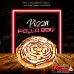 Pollo BBQ. 23 cm (1 a 2 personas).