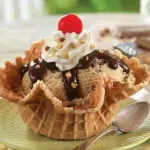 Helado de chocolate