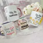 Mug color interno mujer