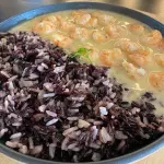 Camarão ao molho de limão siciliano