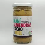 Crema maní, almendras, cacao y miel