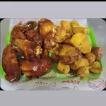 Alas en salsa BBQ