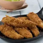 Filete de pollo apanado