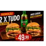 2 hambúrgueres Mo6 + refri 1 litro