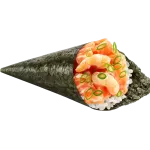 Temaki Ebi salmão