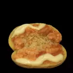 Camarão cremoso com requeijão