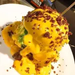 Hamburguesa de queso fundido
