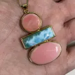 Dije Mixto Lambi y Larimar (2)