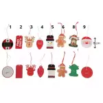 Tag  Navidad con cordón Pack de 10
