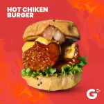 🍔🍗 🌶 Hot Chiken Burger 🌶🍗🍔
