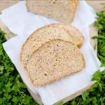 Pan de molde vegano (almendras/coco)