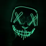 MÁSCARA DE LED VERDE