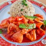 Pollo con Piña con Chaufa