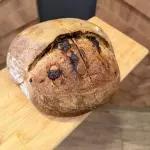 Masa madre banano y chocolate