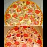 2 pizzas familiares de 12 rebanadas