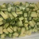 Abobrinha Cubo