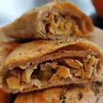 Pastel assado de frango