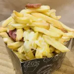 Batata com queijo mussarela