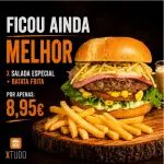 X Salada Especial + Batata frita
