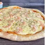 Pizza Salgada - Camarão ao Alho