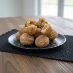 25 MINI CHURROS C/ DOCE DE LEITE