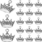 Dijes de coronas de Rey planas