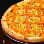 Mini Pizza Frango com Cheddar.