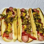 Hotdogs al vapor