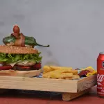 Hamburguesa Con Papas