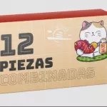 12 piezas de salmón y langostinos