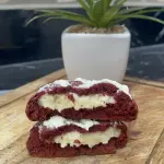 Cookie Red velvet com ninho
