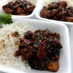 Pollo al teriyaki con arroz