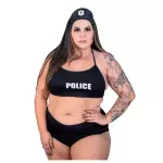 Fantasia Policial Plus Size